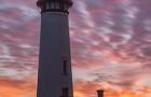 hi pigeon point lighthouse hostel sunset